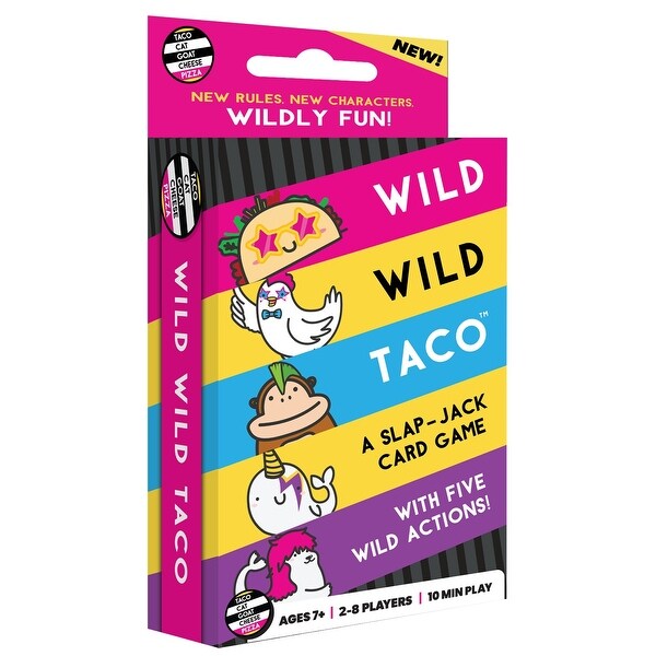 Wild Wild Taco | A slap jack card game with five wild actions